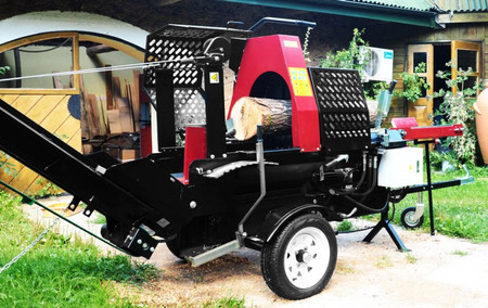 Piło-łuparka elektryczna 20 ton OPTIMAT Titanium CLS 20-E 380