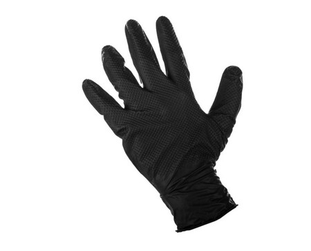 Rękawiczki rękawice nitrylowe XL 50szt Schmith SNIM-BLACKGRIP