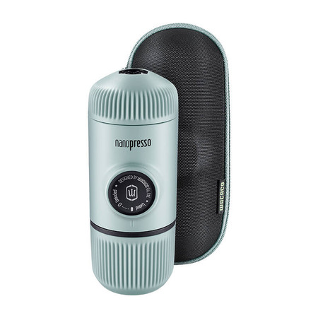 Przenośny ekspres do kawy WACACO Nanopresso Arctic Blue + Etui