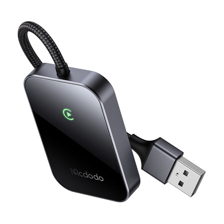 Bezprzewodowy adapter CarPlay z kablem USB McDodo CA-7210 czarny