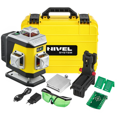 Laser krzyżowy (zielony) 4x360 Nivel System CL4G