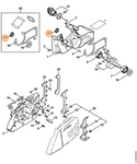 STIHL Pierścień uszczelniający skrzyni korbowej pilarki 12x20x5 9640-003-1190
