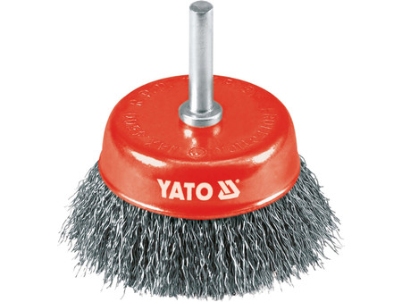 Szczotka czołowa z trzpieniem 75mm Yato YT4751