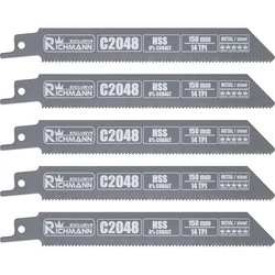 Brzeszczot do piły szablastej do metalu 5szt 150mm 14TPI Richmann C2048