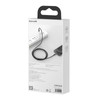 Kabel USB do Lightning Baseus Tungsten Gold, 2.4A, 2m (czarny)