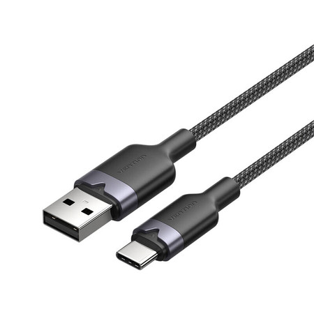 Kabel USB 2.0 A do USB-C 3A Vention CTNBH 2M (czarny)