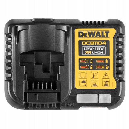Ładowarka 4A akumulatorów Li-ion z serii XR 12V i 18V DeWALT  DCB1104