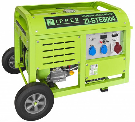 Generator Agregat Prądotwórczy AVR Benzynowy ZIPPER ZI-STE8004