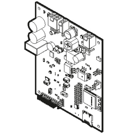 Płytka PCB trnasmitera stacji ładującej Stiga 122720261/0