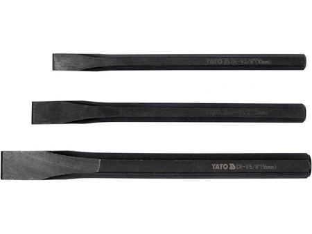 Zestaw przecinaków 3-sztuki Yato YT4711