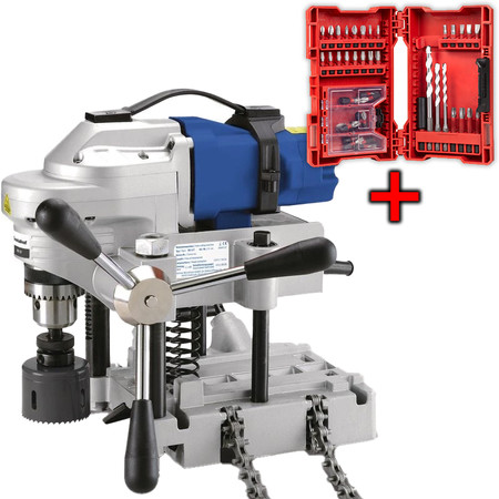 Wiertarka do rur RB 127 Metallkraft 3860127 + zestaw bitów i wierteł