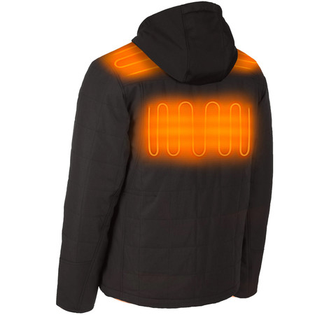 Kurtka podgrzewana czarna S pikowana M12 HPJBL2 Milwaukee 4932480071