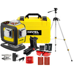 Laser krzyżowy (czerwony) bluetooch Nivel System CL4D-R + statyw