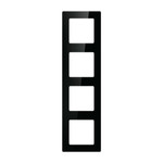 Ramka do włączników Światła Avatto N-TS10-Frame-B4 Poczwórna (czarna)