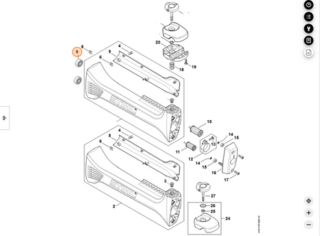 Amortyzator Kosy STIHL 4147-792-9301