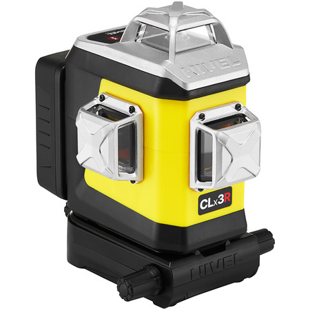 Laser krzyżowy (czerwony) 3x360 Nivel System CLx3R + czujnik statyw zestaw