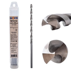 Wiertło do metalu 2,5x95mm przedłużane Nomi hrc pro long długie din 340  