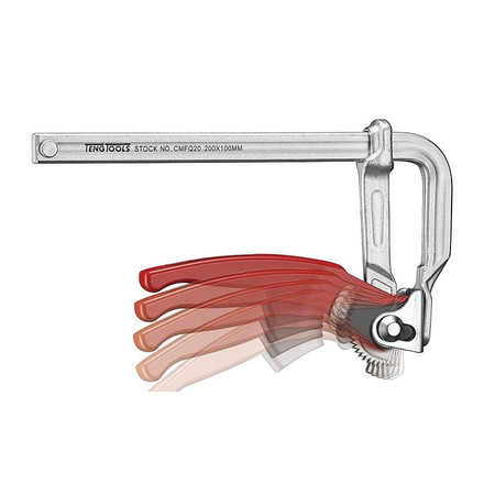 Ścisk śrubowy 250x120 mm Teng Tools 23145-0206