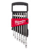 ZESTAW KLUCZY 15SZT.PŁASKO -OCZKOWE MILWAUKEE  4932464994