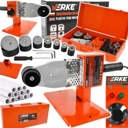 Zgrzewarka polifuzyjna do rur 800W Verke V07500 + Matryce ZESTAW