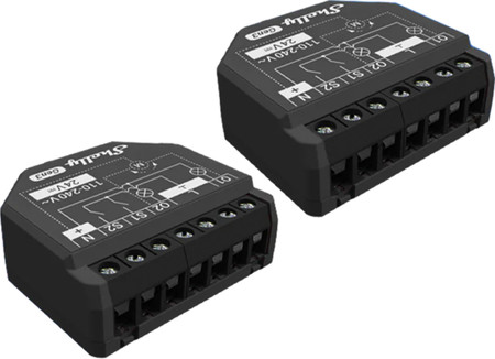 Zestaw 2 Sterowników Shelly 2PM Gen3 WiFi/Bluetooth