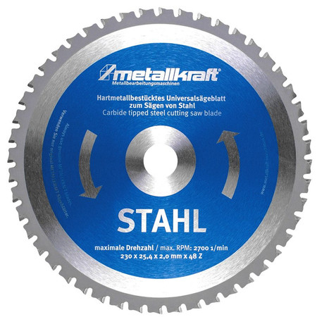 Tarcza do stali Z48 230Ø Metallkraft 3850231