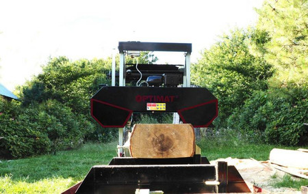 Trak taśmowy spalinowy OPTIMAT Timberland TMG 660S z osłoną taśmy oraz układem jezdnym RST6