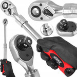 Grzechotka teleskopowa rozsuwana długa 1/2'' Verke V39160