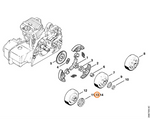 STIHL PIERŚCIENIOWE KOŁO NAPĘDU ŁAŃCUCHA PIŁY 0.325", 8-zębów 0000-642-1234