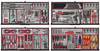 Wózek narzędziowy PRO35TM z zestawem narzędzi 1008el Teng Tools 300630100