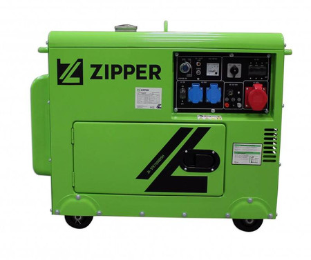 Generator Agregat Prądu Budowlany AVR Diesel Zipper ZI-STE7500DSH