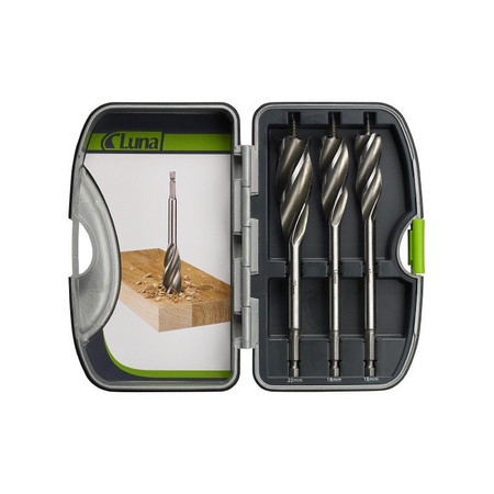 WIERTŁA DO DREWNA 16-22mm 3szt LUNA 201710100