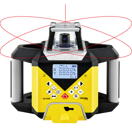 Niwelator laserowy (czerwony) Nivel System NL740R Digital