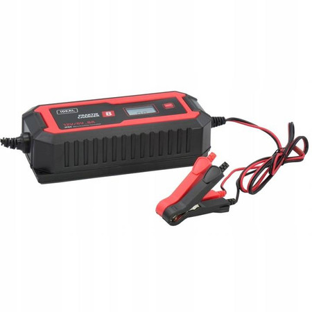 PROSTOWNIK ŁADOWARKA IDEAL CHARGE 8 LCD 6/12V