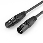 UGREEN AV130 Kabel XLR żeński do XLR męski - 10m (czarny)