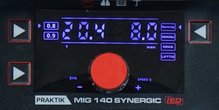 Półautomat Ideal PRAKTIK MIG 140 SYNERGIC LED