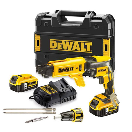 WKRĘTARKA DO PŁYT DEWALT G/K 18V DCF620P2K + DCF 6201 30NM 2X5,0AH DCF620P2K-QW