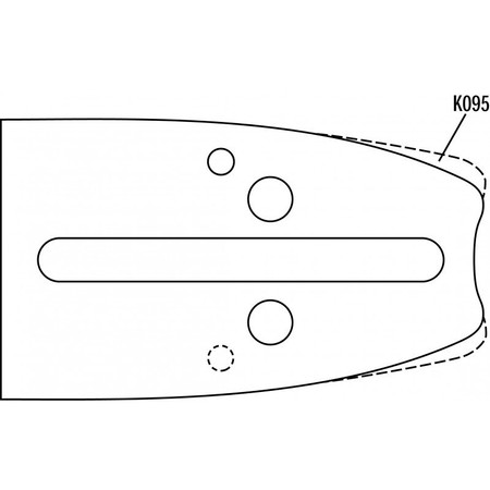 PROWADNICA+2 ŁAŃCUCHY OREGON 138PXBK095 21BPX056E