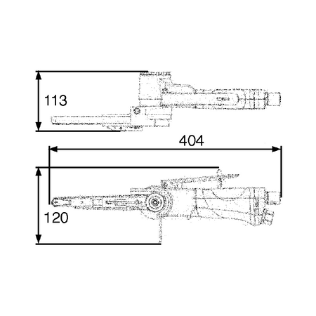 Szlifierka taśmowa pneumatyczna AB6/10 Luna 20773-0102