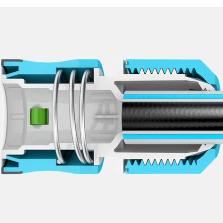 Szybkozłącze Przelot 1/2'' - 5/8'' ERGO Cellfast 53-130