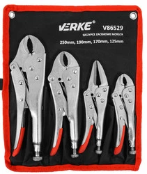Szczypce zaciskowe morsea 4szt Verke V86529