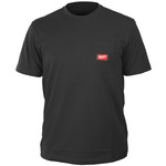 Koszulka czarna S z kieszonką z krótkim rękawem Milwaukee 4932493003