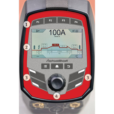 Spawarka Inwertorowa High-Tig Plus 230 AC/DC Schweisskraft 1084231
