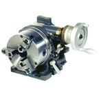 Poziomo-pionowy obrotowy stół indeksujący z uchwytem 3-szczękowym Optimum RTU 165