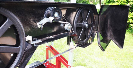 Trak taśmowy elektryczny OPTIMAT Timberland TMC 660S z osłoną taśmy