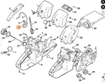 STIHL Sprężyna Zestykowa Do Pilarki Łańcuchowej 1118-442-1600