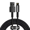 Kabel USB do Lightning Baseus Tungsten Gold, 2.4A, 2m (czarny)