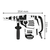 Młot / Wiertarka 800W GBH 3-28DFR BOSCH 061124A000