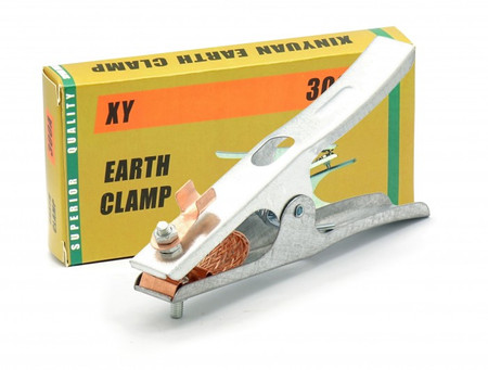 Zacisk masowy kleszczowy 300A z taśmą miedzianą Ideal