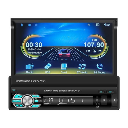 Monitor samochodowy 7'' Podofo A3503 Carplay&Android Auto